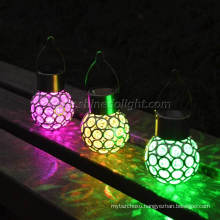 Multicolor Outdoor Hanging Waterproof Solar Powered Auto Changing Lights for Garden Yard